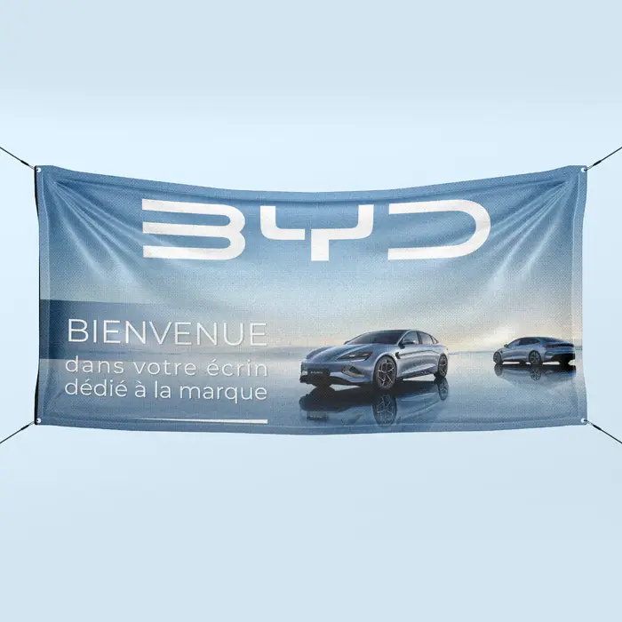 Signalétique bâche imprimée sur mesure ipanel