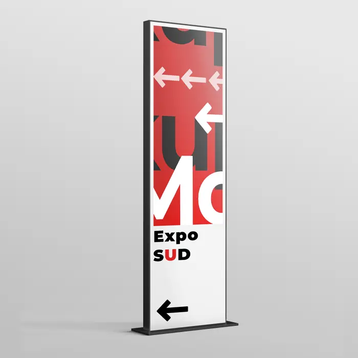Fabrication de Totem sur mesure ipanel