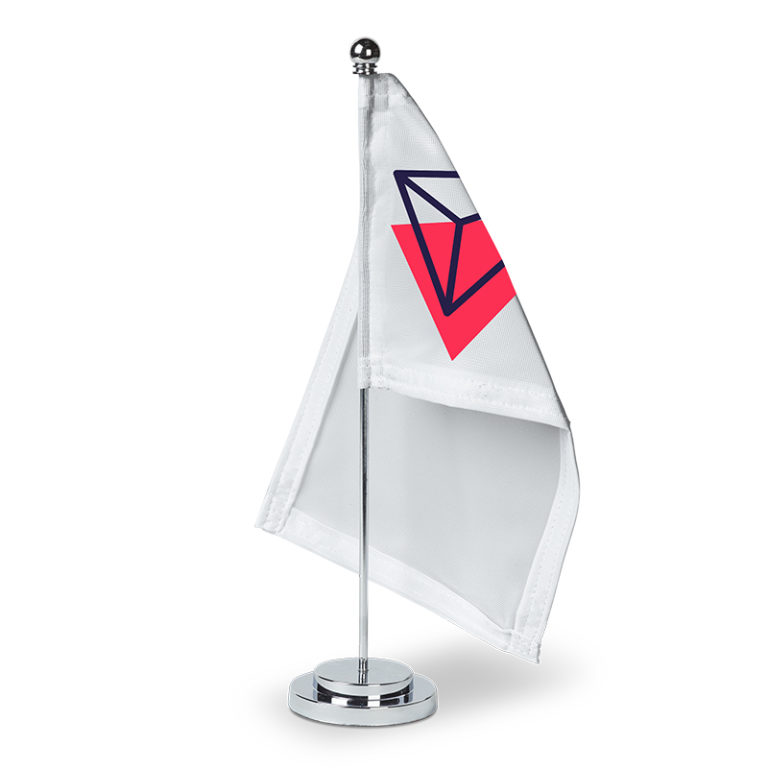 Signalétique drapeau de table ipanel