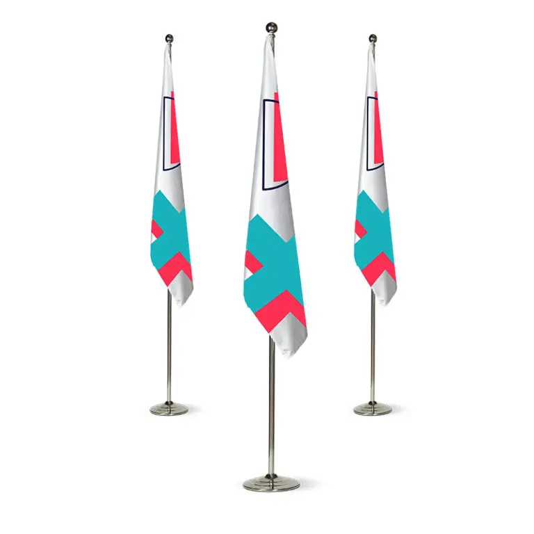 Signalétique drapeau institutionnelle ipanel