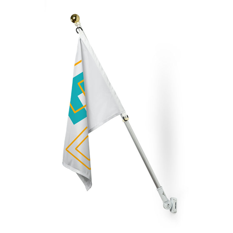 Signalétique drapeau mural ipanel