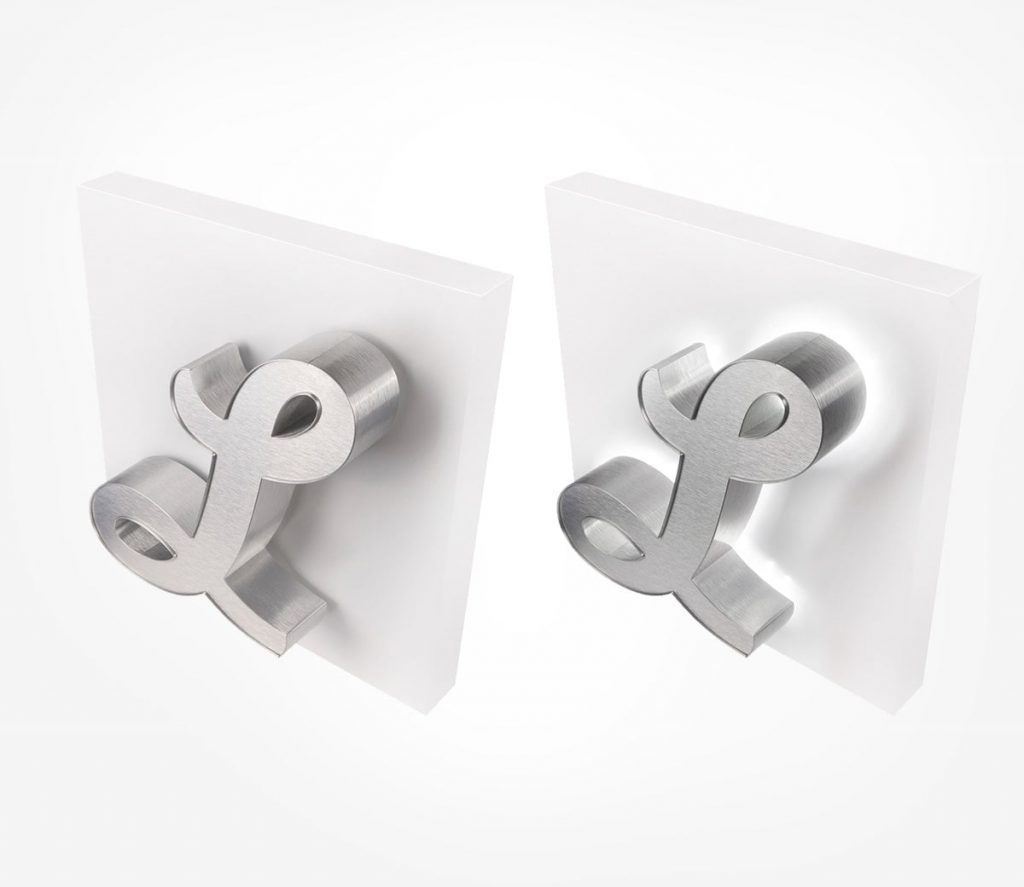 lettres lumineuses rétro-éclairage